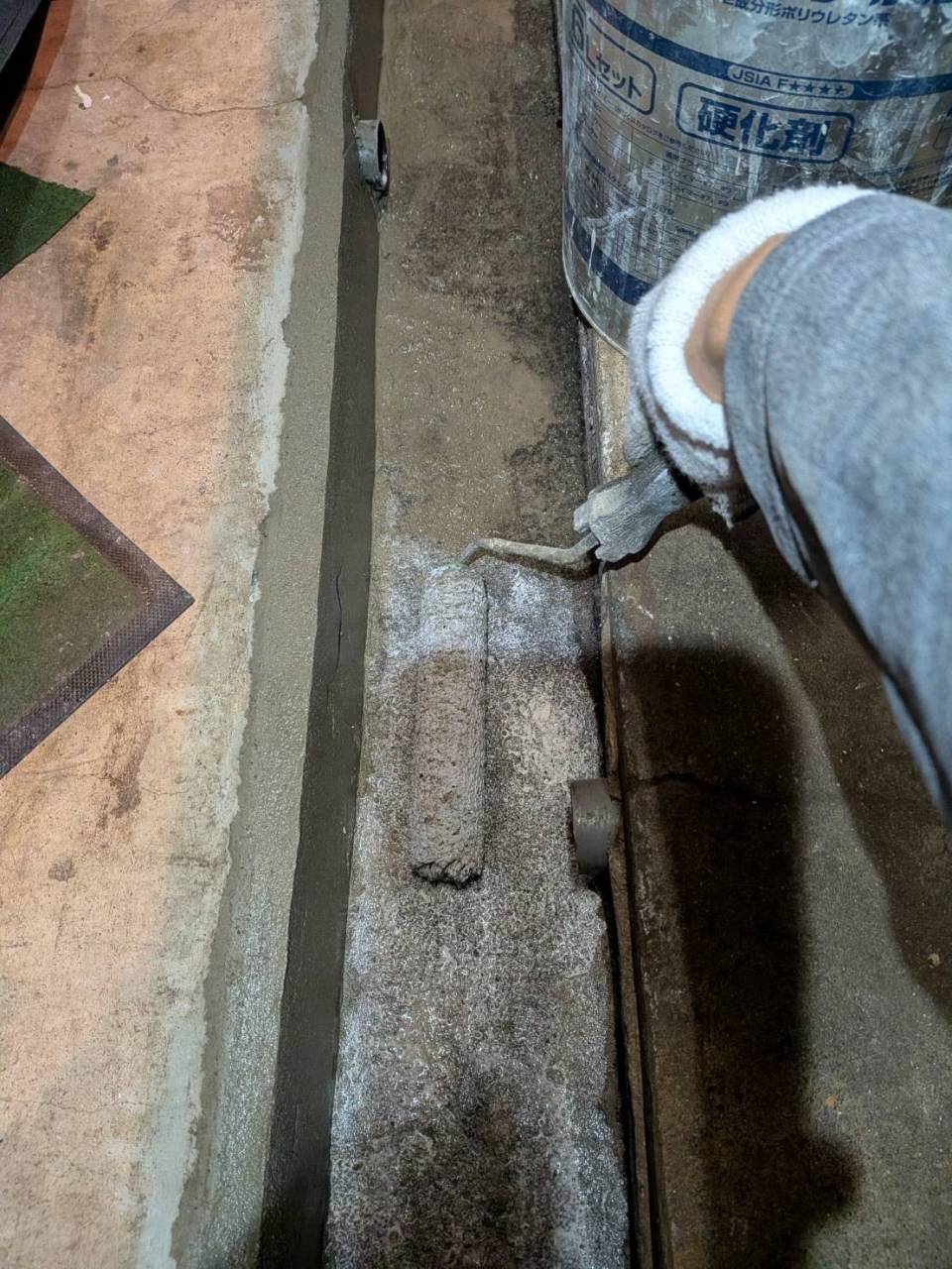 ハイフレックスを塗布